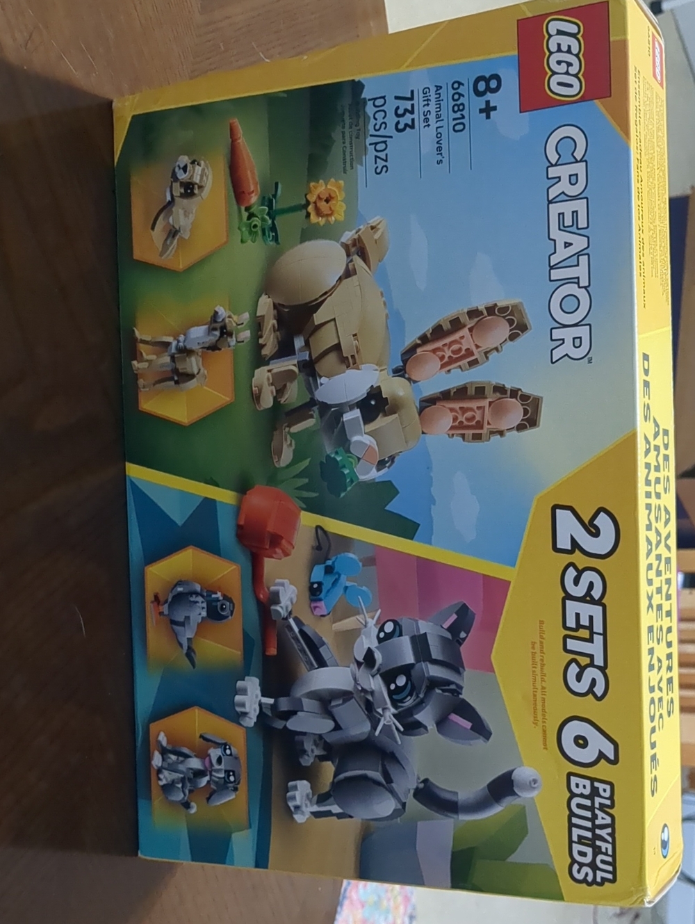 Lego Creator Tan, Gray, Blue Playful Pets Building Set, 2 Sets Of 6 (Retired)